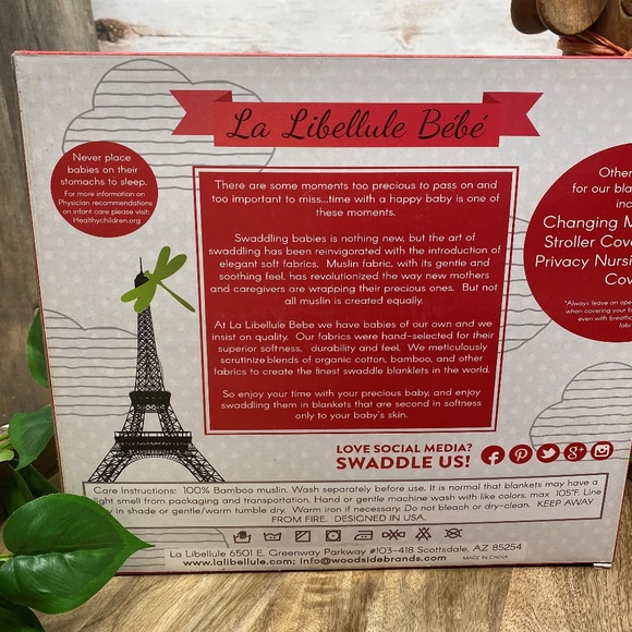 Baby Swaddle Blanket Bamboo Muslin Unisex Boy Girl - Picture 4 of 7